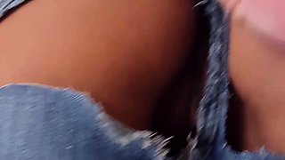 Small titted brunette amateur anal nailed at home