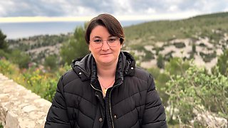 Nasty brunette pornstar with big boobs