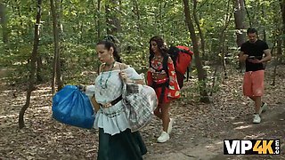 Joi & Valentina Sierra get kinky with outdoor sex & cuckolding in VIP4K video