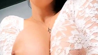 Big boobs milf masturbates with her dildo