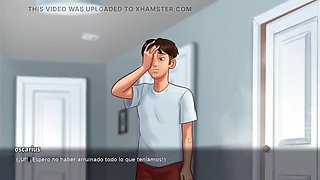 My Stepmom's Hot Car Kisses - Summer Time Saga Hentai Fuck