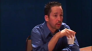 Cock in pussy cock in mouth sexy blonde in latex dress