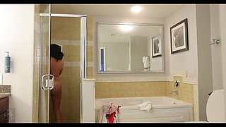 Stepmom Catches Me Watching Her in Shower