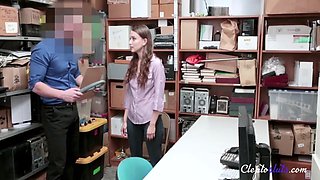 Teenage gets caught and fucked security- Izzy Lush