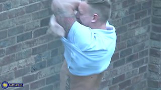 Horny Uk Housewife Fucks Her Big Cock Neighbour