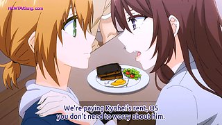 Anime MILF gets on all fours and begs for deep pounding