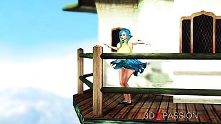 3DXPassion featuring women's first time anal action