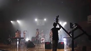 Cute teens from Japan make a butt naked music video