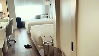 Nasty brunette pornstar with big boobs