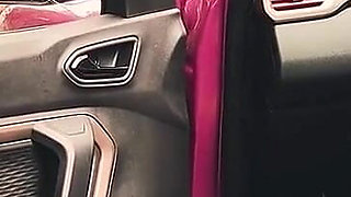 Stranger Car Tyre Squirt, Road Side Pussy Finger and Squirt and Ass Spank