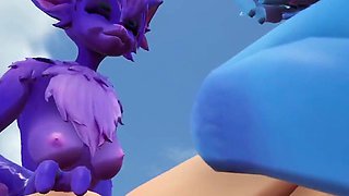 Getting Spit Roasted by Futa Monster Girls (sapphire Safari V.24 Animation)
