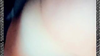 Brunette seductress working her big boobs and hot ass