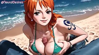 NeuralDesires Nami One Piece Hentai Parody - Bikini Anime Adventure Hardcore 3D Sex