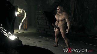 Voluptuous angel - standing fuck clip - 3DXPassion