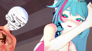 Mint sex in her bikini - Neverness to everness (NTE)