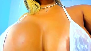 Big boobs milf masturbates with her dildo