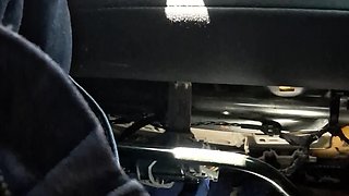 Public washroom & car jerk off