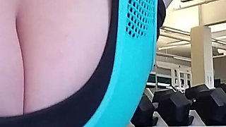Do You Like Being Able to Creep Down My Cleavage as I Workout?