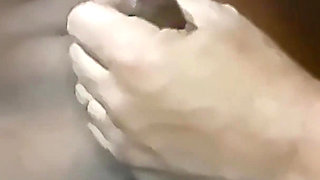 Subbed Cuckold Husband Cleaning Cream Pie Cleanup on the Erotic Chair