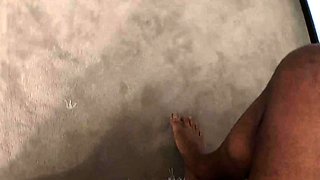 Blonde amateur blowjob POV in public
