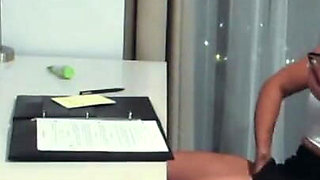 Bad boss fucks his personal assistant