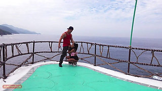 Mexican Girl with Small Titties and Trimmed Bush