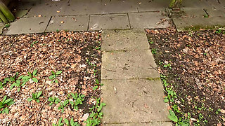 Ass spanking in the hut