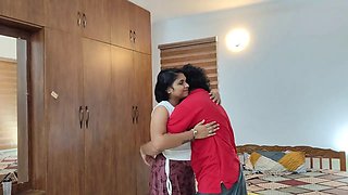 Girl and electrician hot fuck while she was alone at home, Mallu girl hot fuck with worker, Worker and beautiful girl fuck