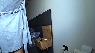 Cheating. An Unfaithful Wife Fucks Her Husbands Friend Hard On Our Bed. Porn Wife
