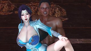 3D Doujin YunYun and Sex Slave NTR Asian