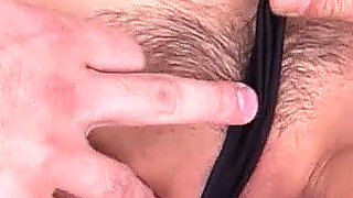 Skinny Japan teen fingered to orgasm at swinger party