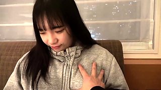 Extreme close up of Japanese teen masturbating Uncensored