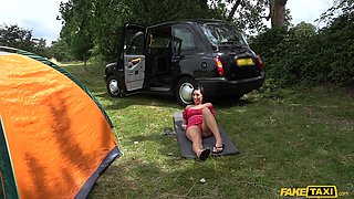 Lewd cougar hot outdoor porn video