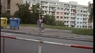 Watch This Bebe From Germany Pee in a Public Space
