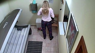 Hidden cam caught masturbating