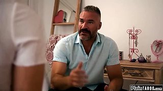 Stepdad Charles Dera Teaches Latina Teen Madison Wilde How To Fuck