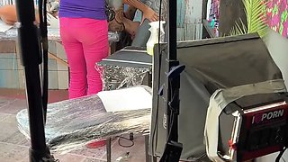 Tattoo Shop Slut Gets Pussy Licked & Sucks Cock While Getting Inked