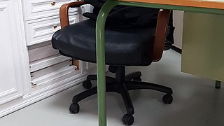 Perverted Old Teacher with Monster Dick Fucks Extreme at College with His Young Sexy Student and Cums Inside Her Mouth