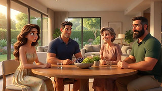Steamy Weekend Surprise with Alluring Mature Aunt and Fiancee Loving Approval (AI generated)