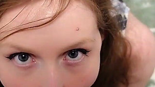 Foot Massage and Blowjob with Oral Creampie