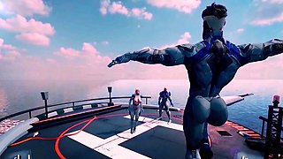 S.Storm special Power 3D Futa Superheroine Animation