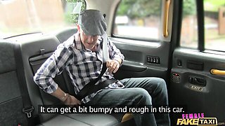 Rebecca More and Marc Rose's big tits action by Female Fake Taxi