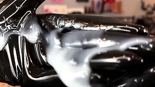 Goddess Narcissra - Alpha Cum Feeding In Latex Gloves