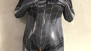 Latest Viral Indo Porn, Spiderman Cosplayer Even Gets Stung Until Crot in Pussy