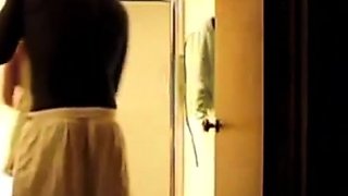 Hot Girl Swings into Interracial Homemade Sex