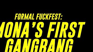 Formal Fuckfest: Mona's First Gangbang - Mona Azar /