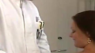 My doctor loves the cock in ass in mouth