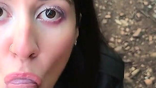 Crazy Cumwalk in Public Park Full of People - Public Blowjob Flashing