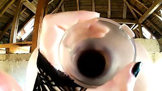 Naughty blonde femdom fetish hottie rams ass with strapon