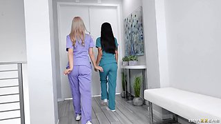 Hot Nurses Get Gooey With Rion King, Jessica Starling, Jasmine Wilde, Jazlyn Ray - Brazzers